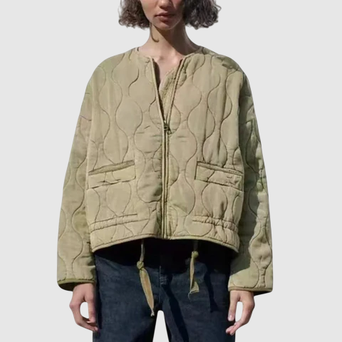 Linda – Moderní prošívaná bunda s volným střihem