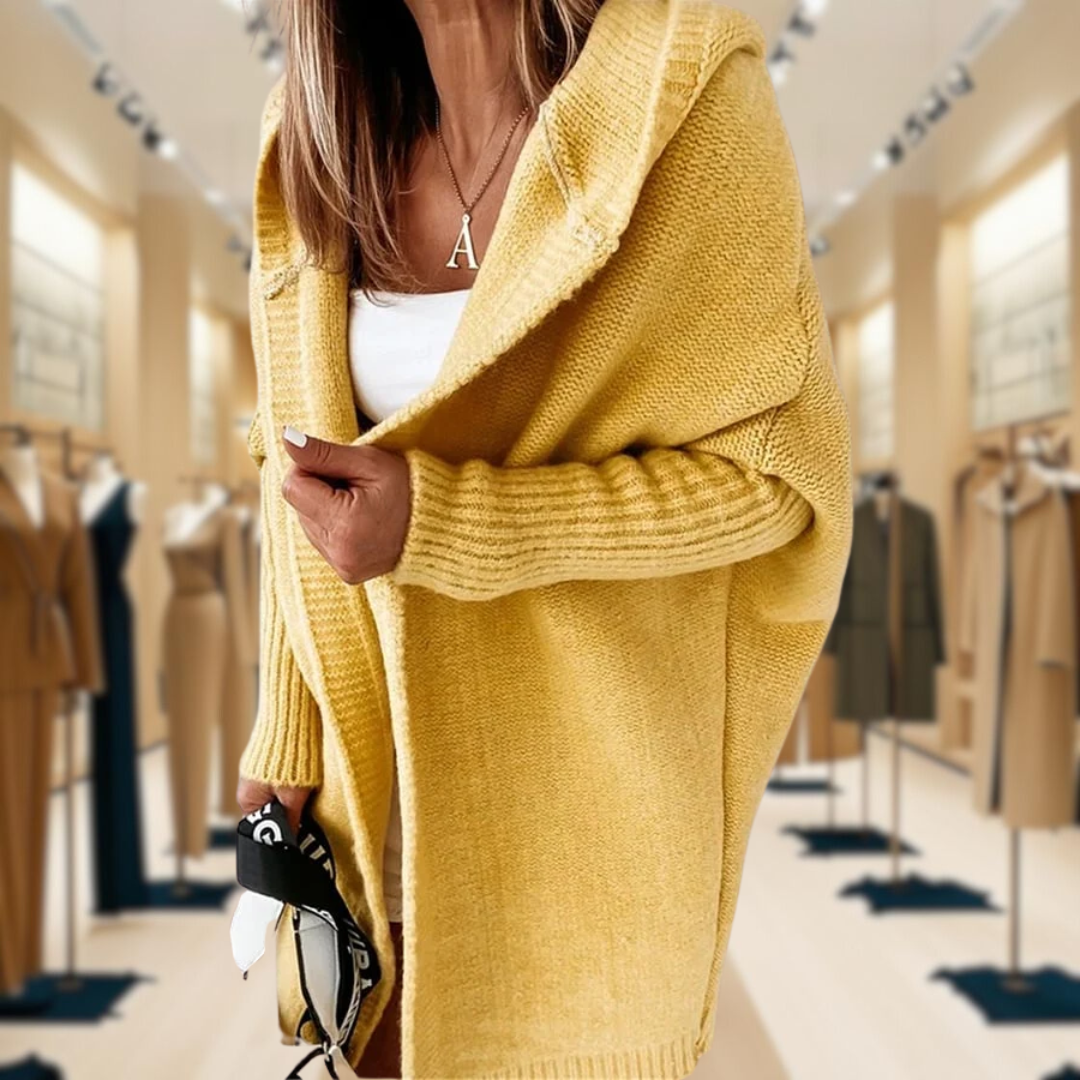 Destiny - Extra pohodlný oversized kardigan s kapucí