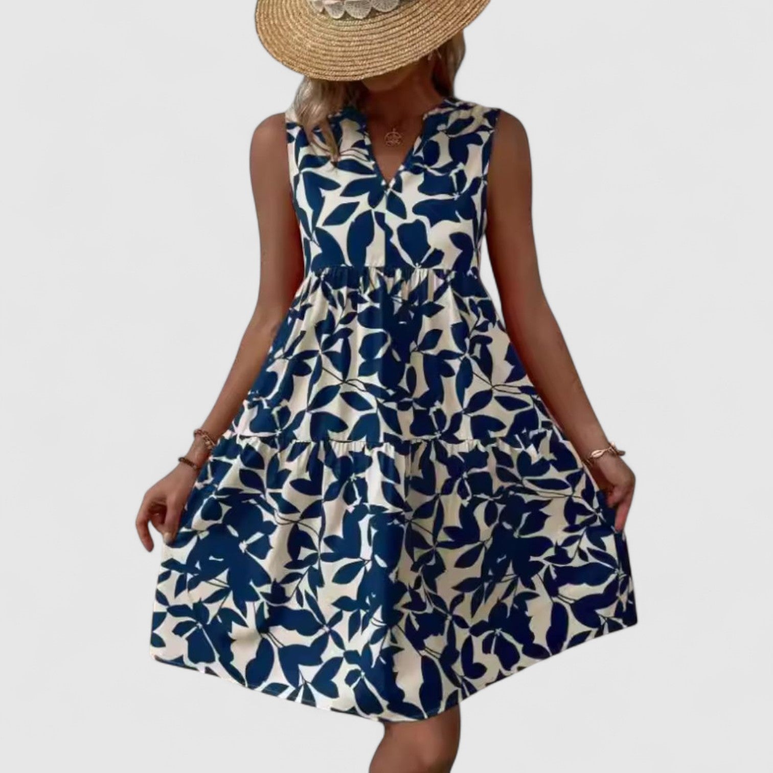 Maria – Šaty s výstřihem do V