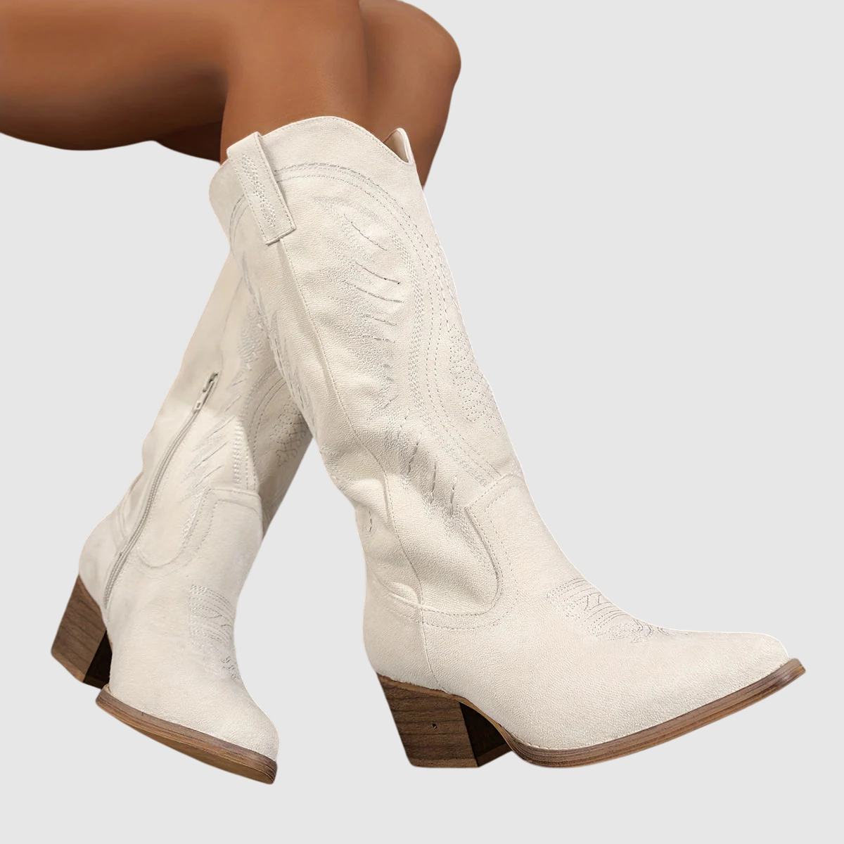 Elin | Elegantní dámské kovbojské boty s pohodlným podpatkem
