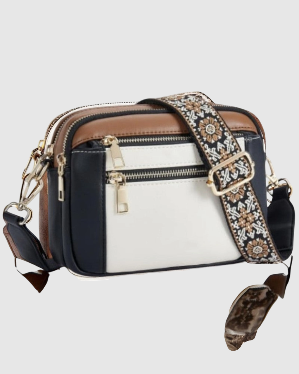 Camille | Elegantní kožená kabelka přes rameno pro ženy s praktickými přihrádkami