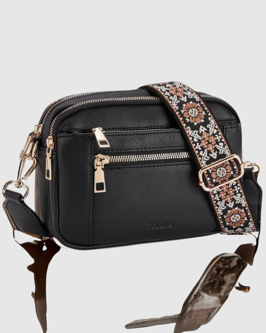 Camille | Elegantní kožená kabelka přes rameno pro ženy s praktickými přihrádkami