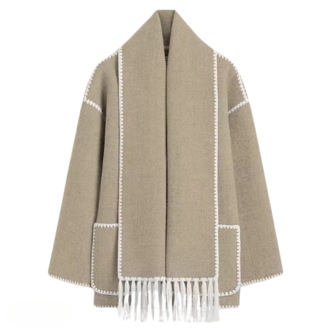 FREDERICA | Elegantní kabát s knoflíky