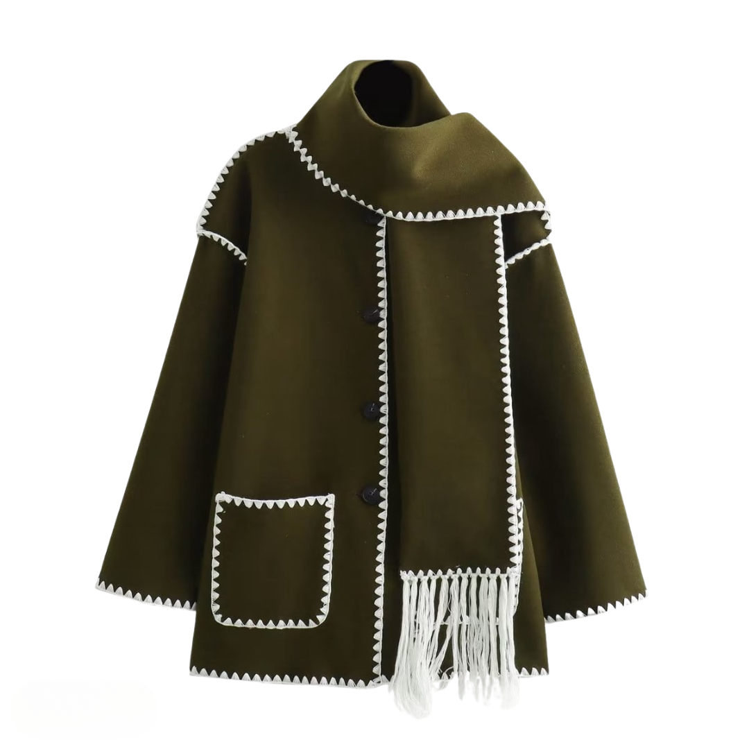 FREDERICA | Elegantní kabát s knoflíky