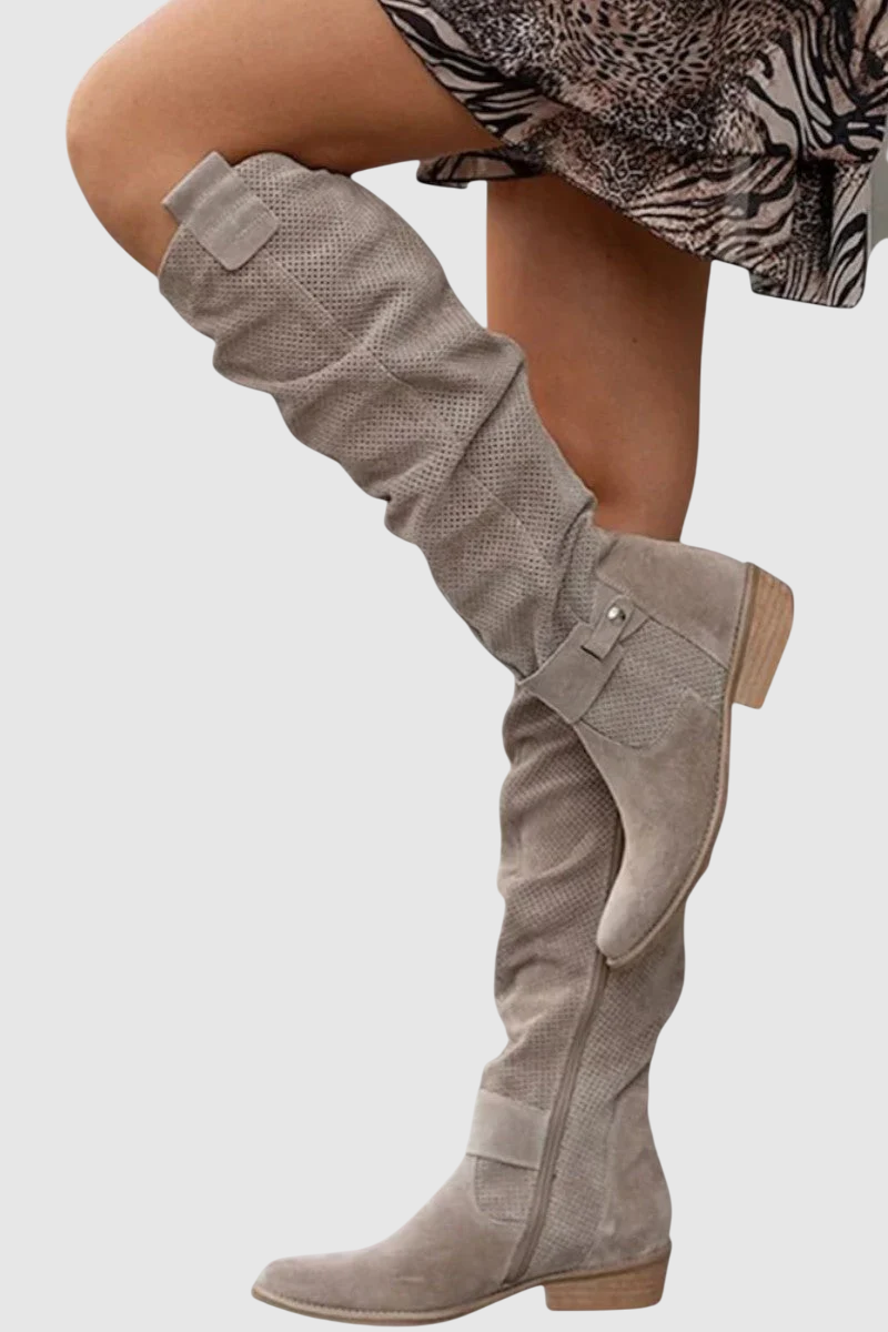 Estrella | Elegantní boty po kolena