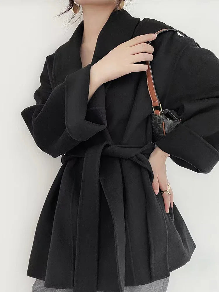 Serenya – Ručně šitý kabát z vlny a kašmíru