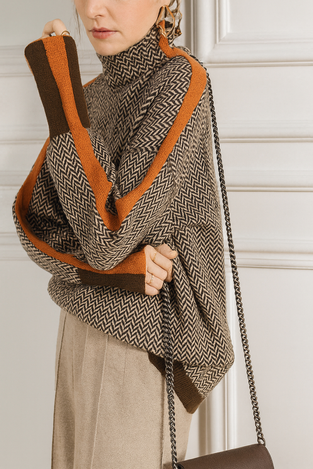 Lucette - Stylový a pohodlný pruhovaný svetr