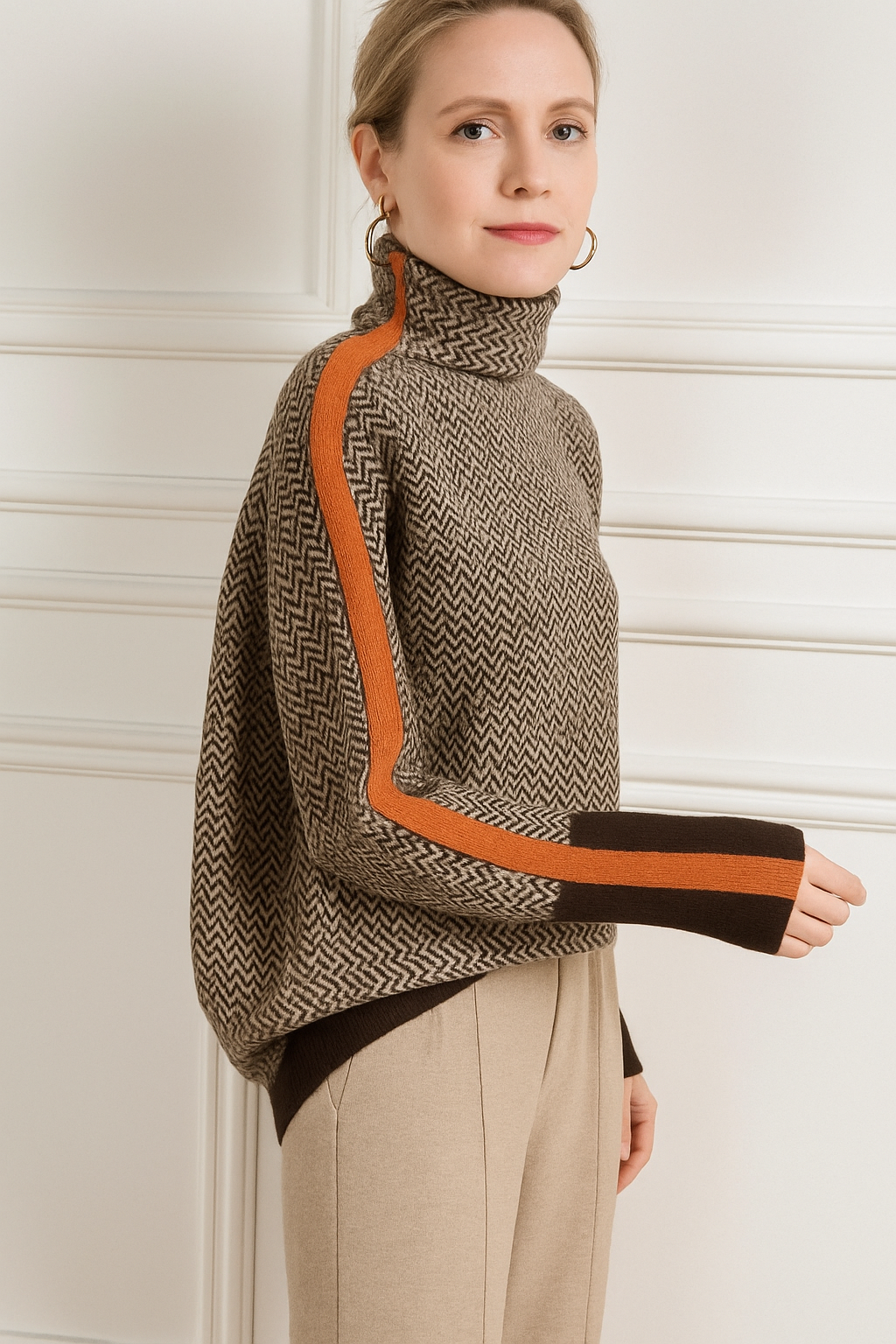 Lucette - Stylový a pohodlný pruhovaný svetr