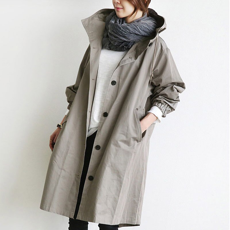 Mandy – Stylový voděodolný trench coat