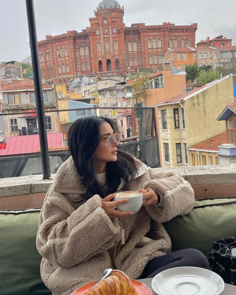 Aurore | Teplá teddy puffer bunda