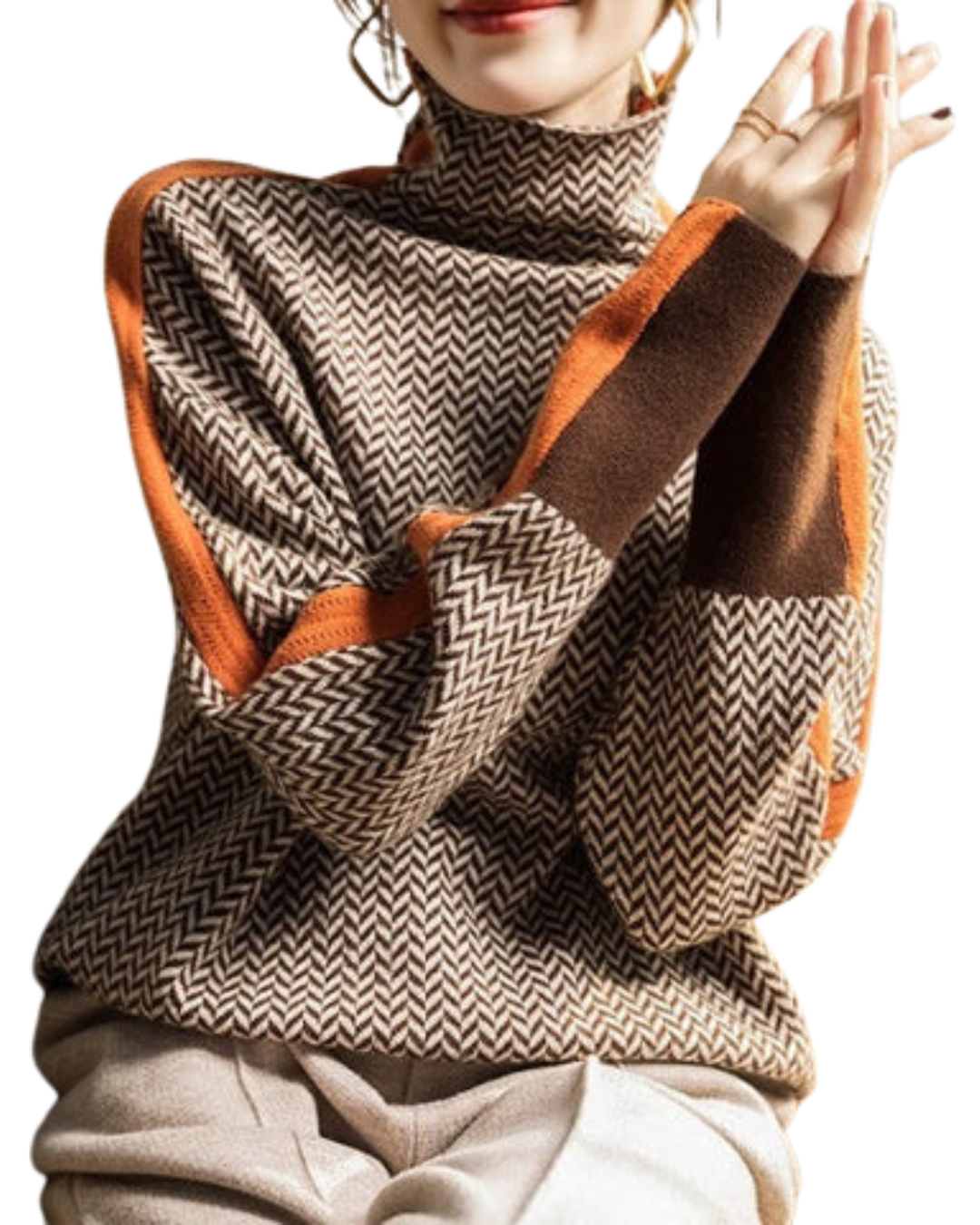 Lucette - Stylový a pohodlný pruhovaný svetr