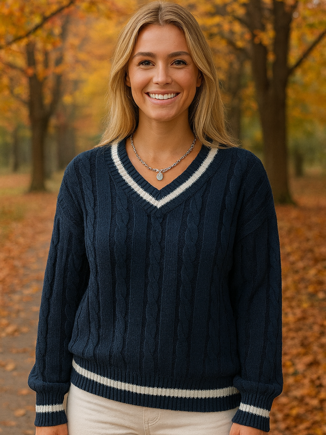 Chloé - Pohodlný svetr s V výstřihem