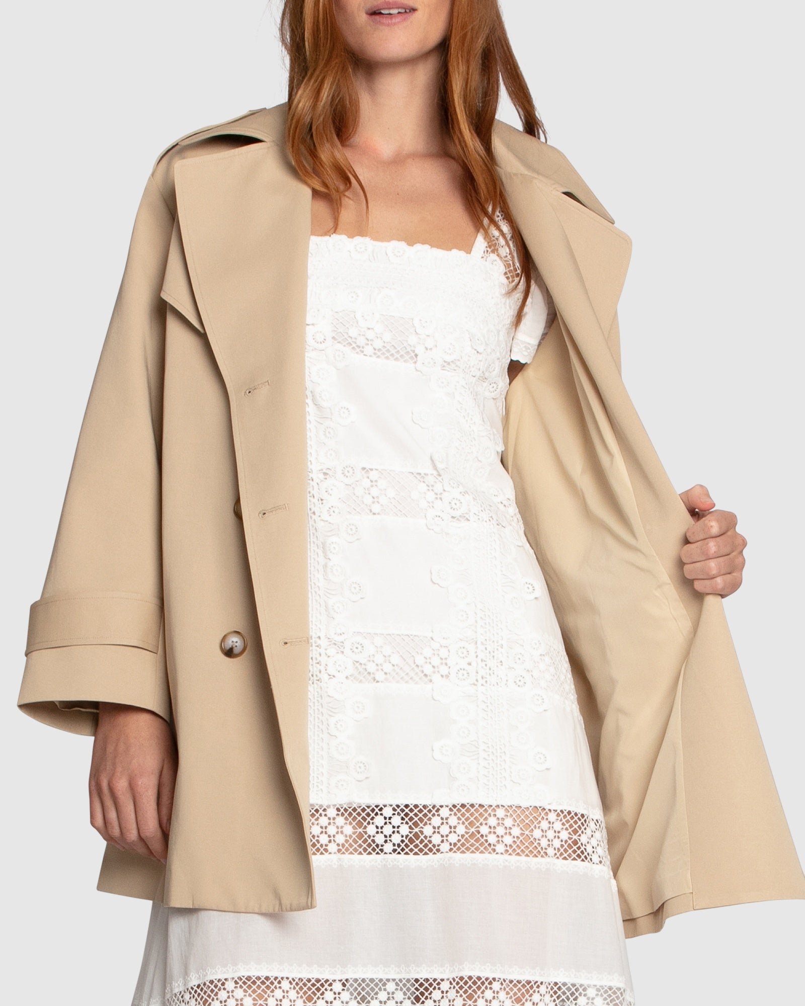 EMA - Elegantní dlouhý kabát