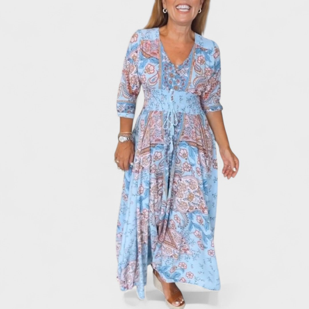 Kateřina - Šaty s výstřihem do V