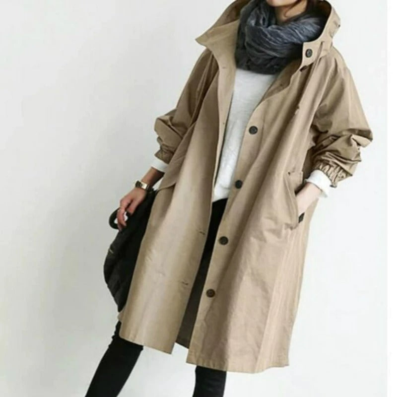Mandy – Stylový voděodolný trench coat