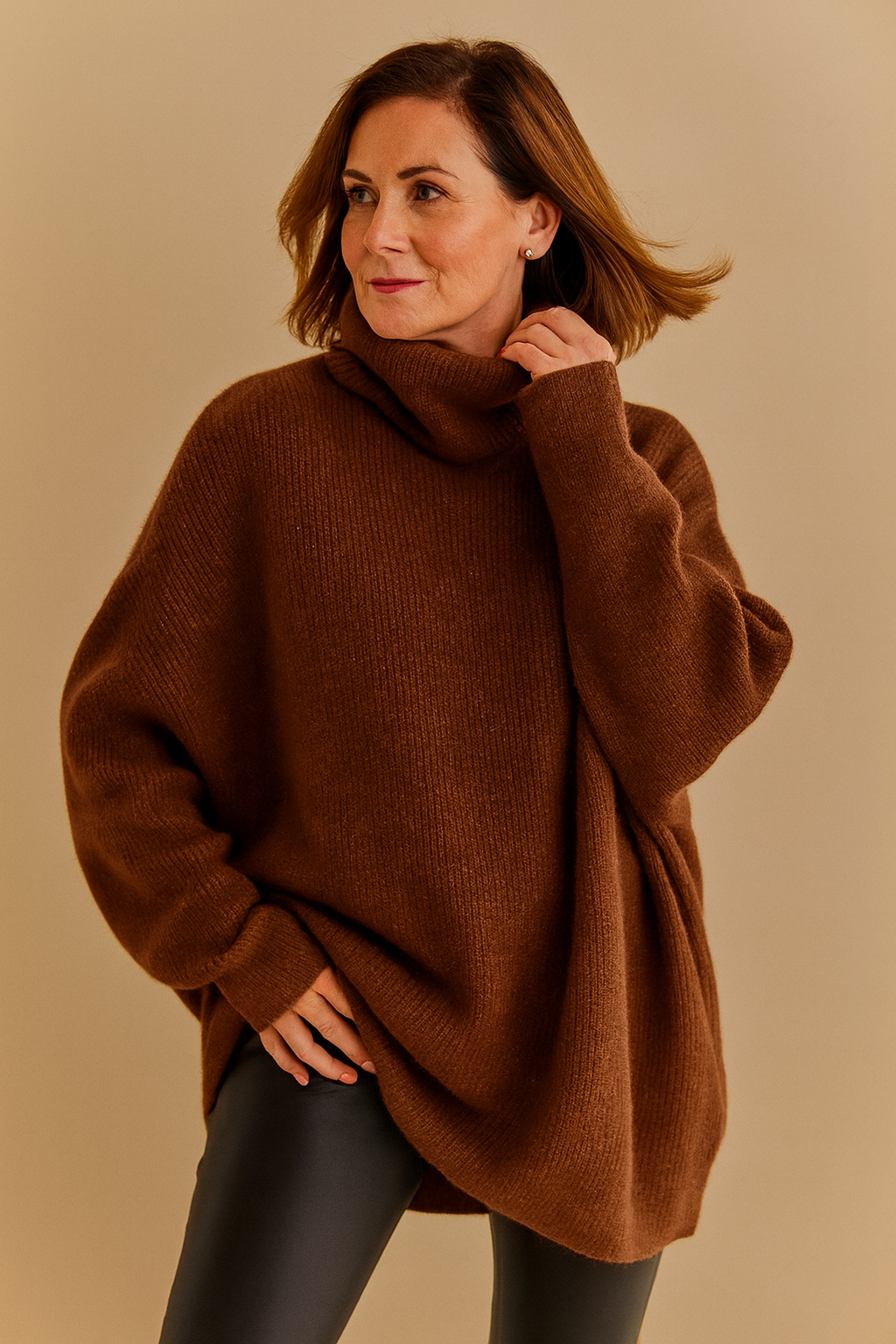 Floriane - Oversized a robustní svetr