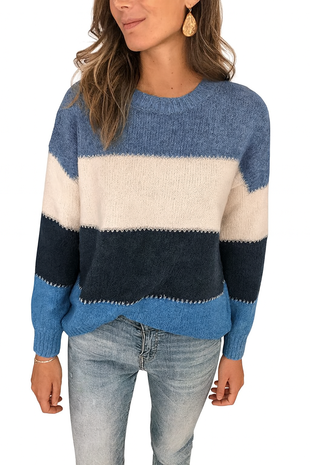 Annabelle – Elegantní pruhovaný pletený